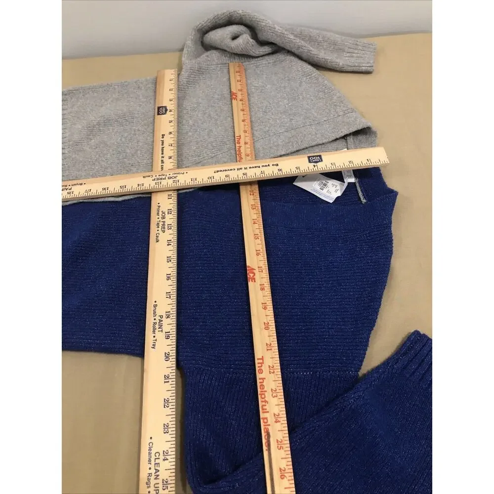 Primark Caress Women Two Toned Slouchy Sweater Cardigan XS Long Sleeve 3 Button - Picture 11 of 13